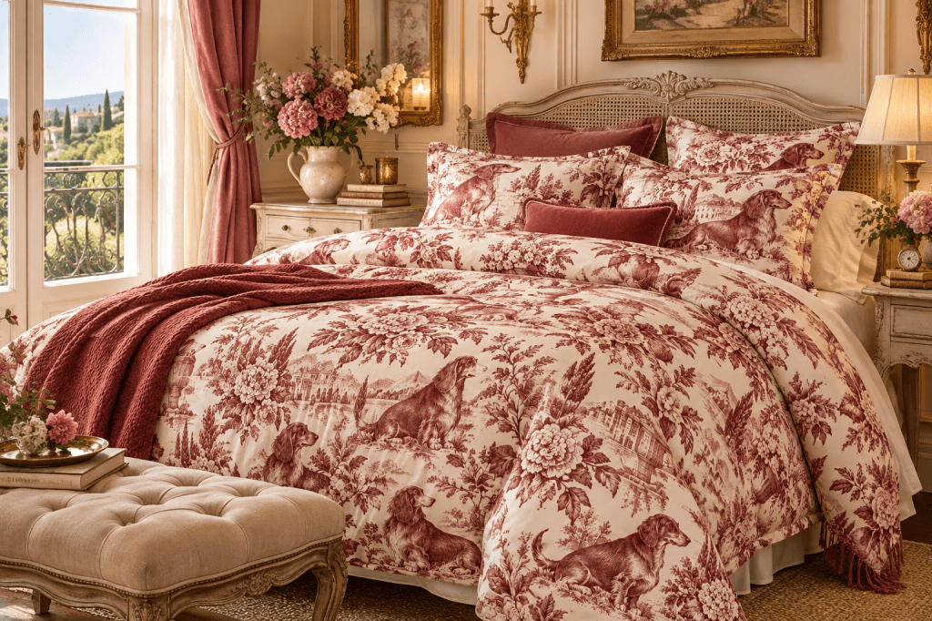 Dackelbettwäsche Toile de Joy